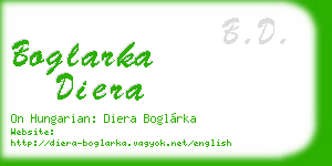 boglarka diera business card